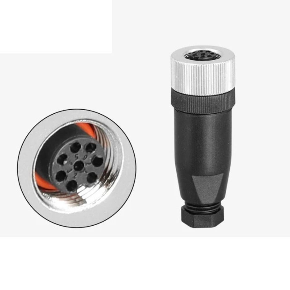 Sensor Plug M12 Aviation Plug Connector Screw Threaded Coupling M12 Sensor Connector