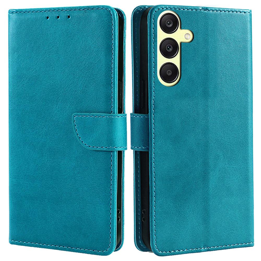 Кожаный чехол для Samsung Galaxy A25 5G (Глобальный) (161,0 х 76,5 х 8,3 мм) Чехол-подставка для кошелька