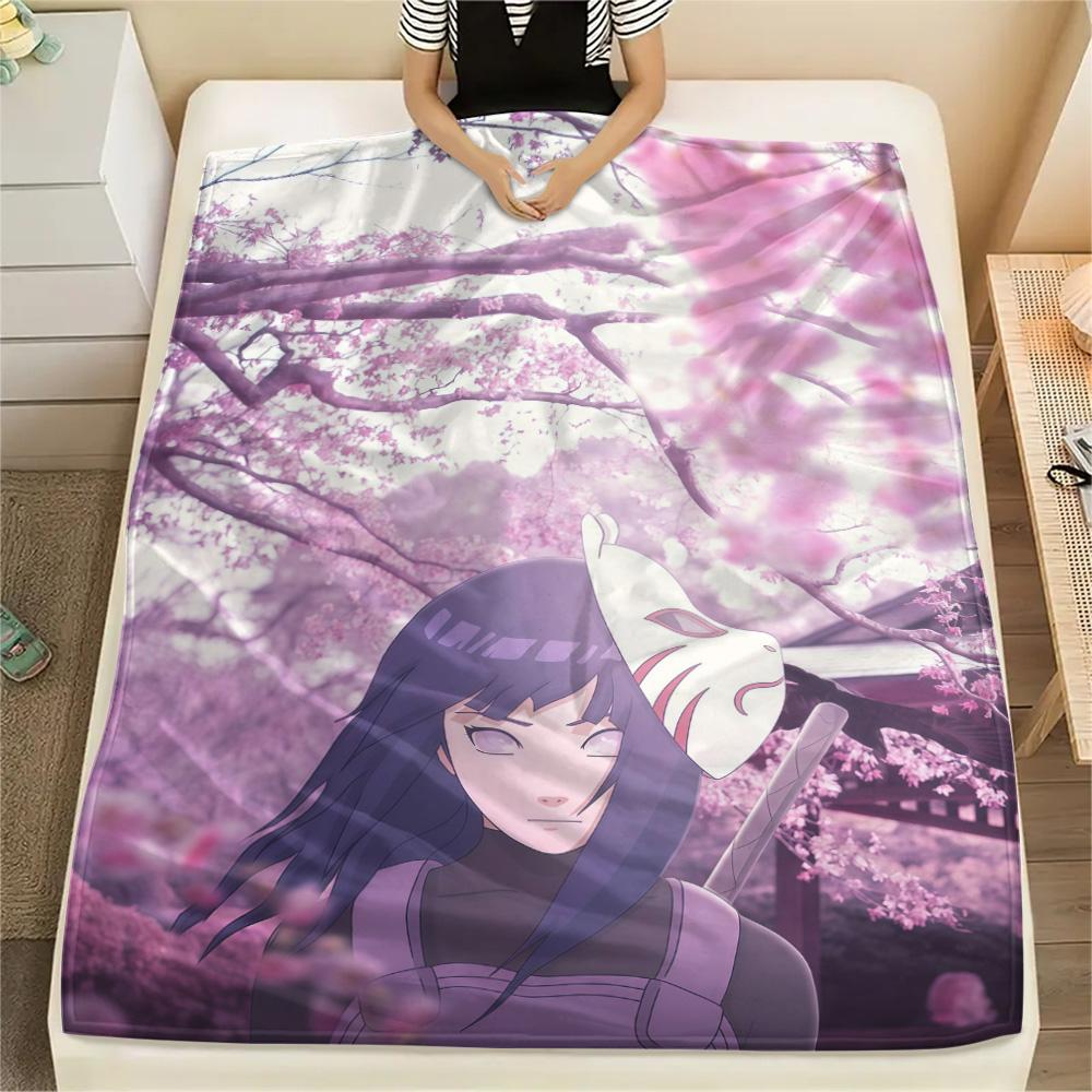 Hinata Akatsuki Vibe Flannel Blanket, High quality Comfortable for All Seasons, Home Decor, Warmth and Comfort