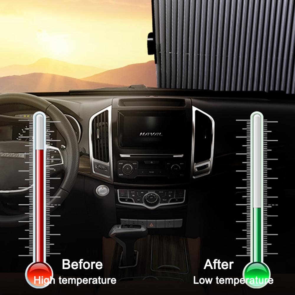 46-65 см выдвижной внедорожник грузовик автомобиль переднее лобовое стекло солнцезащитный козырек заднее окно зонтик от УФ-защиты занавеска лобовое стекло автомобиля