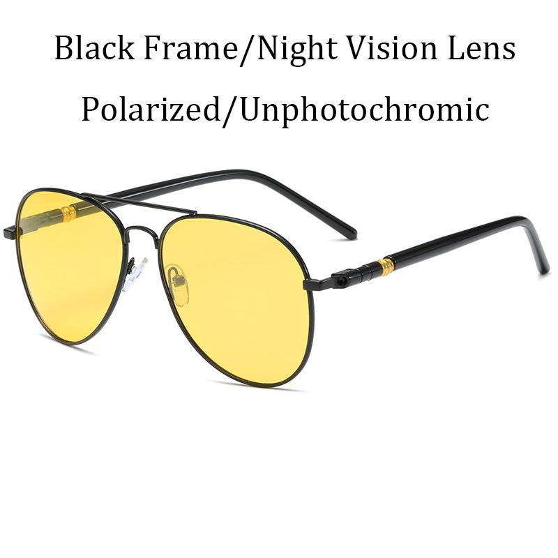 Men Women Yellow Green Night Vision Sunglasses Colored Reflective Glasses Sunglasses Black Unisex Fishing Lenses