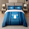 3Pcs Bedding SetMalmö FF Soft Bed Sheet and Two Pillowcases Home Bedroom Decor