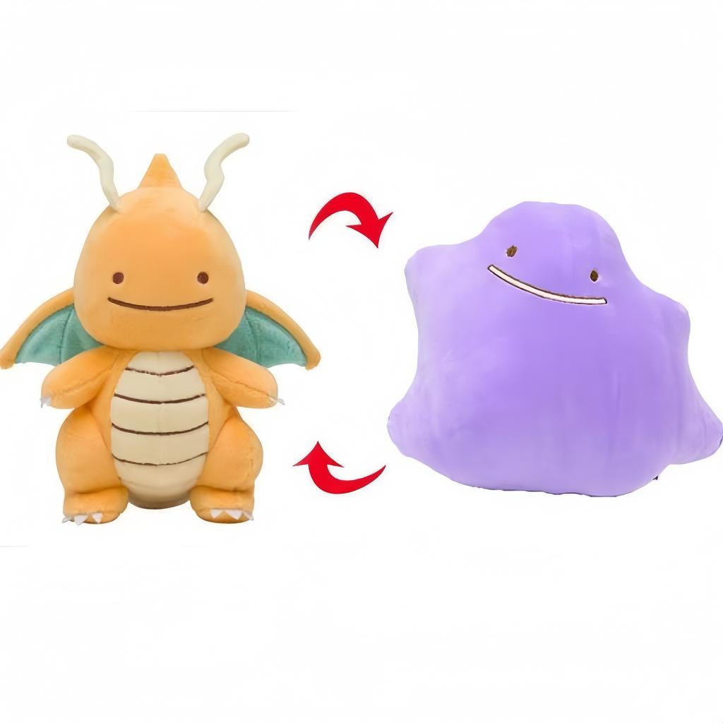 Dragonite Plush Ditto Transformation Series Doll Pikachu Lapras Toy Shiny Charizard XY Peluche Sylveon Gengar Anime Toy