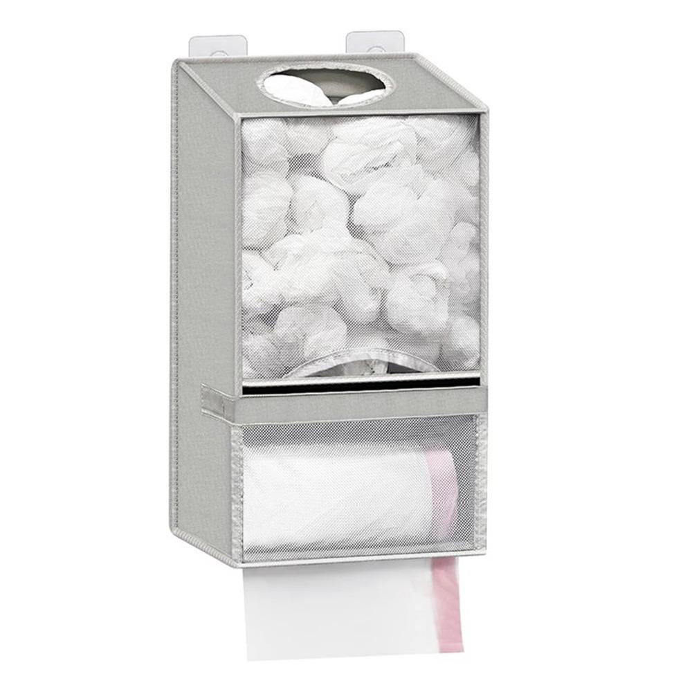 Large Capacity Plastic Bag Holder Non-woven Fabric Trash Bags Dispenser Shopping Bags