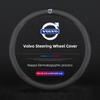 Car Leather Steering Wheel Cover Breathable Non Slip Protect Hood For Volvo Xc60 Xc90 V40 V60 S60 V50 V90 S80 C40 XC40 Rdesign