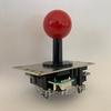 Sanwa Denshi Board Type Joystick Lever Red Flat Iron Plate with Shaft Cover JLX-TP-8YT-SK-R