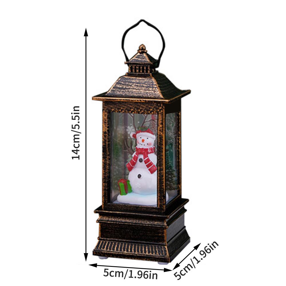 Random Style Christmas Glowing Interior Small Wind Light Desktop Christmas Tree Scene Arrangement Small Night Light Decoration