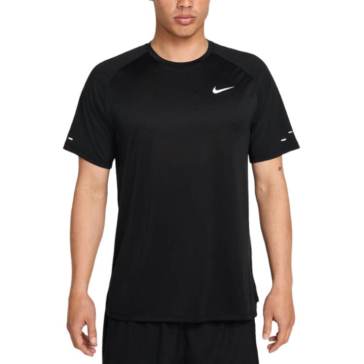 Nike Футболки Мужские Черные С Круглым Вырезом HV5204-010