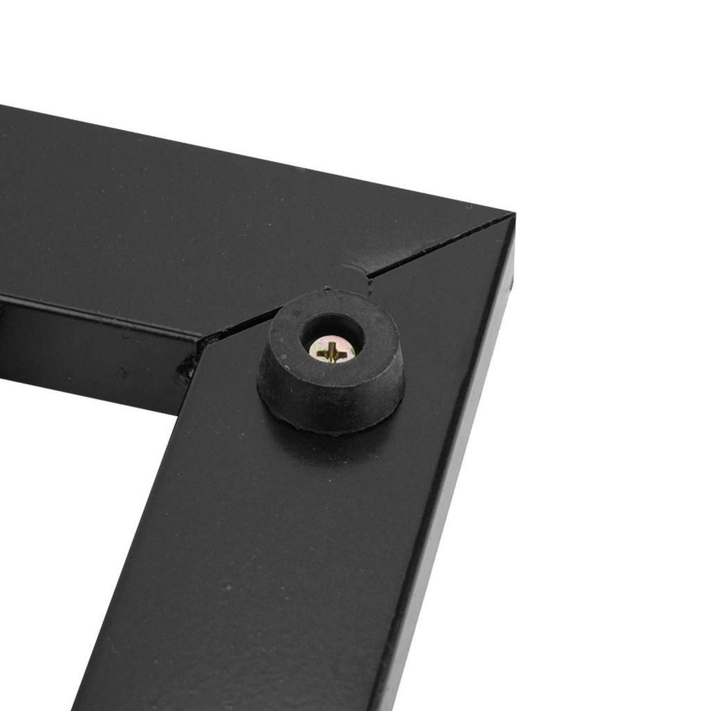 Portable Metal Pedal Board, Guitar Effect Pedal Board, 14.6 * 10.6 * 0.8 Inch, Electric Guitar Effect Holder for Guitar Effect Pedals