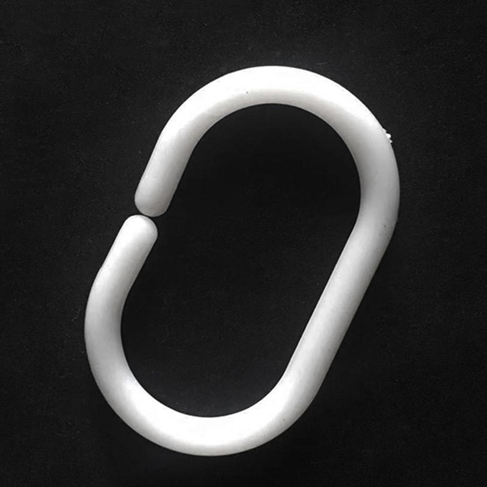 Крючки для ванной комнаты 12 шт. Аксессуары C-образный направляющий для штор