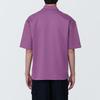 MUJI Cool UV Protection Wide Half Sleeve Polo Shirt AB1M5A4S Pink XL Men's Men's Men's