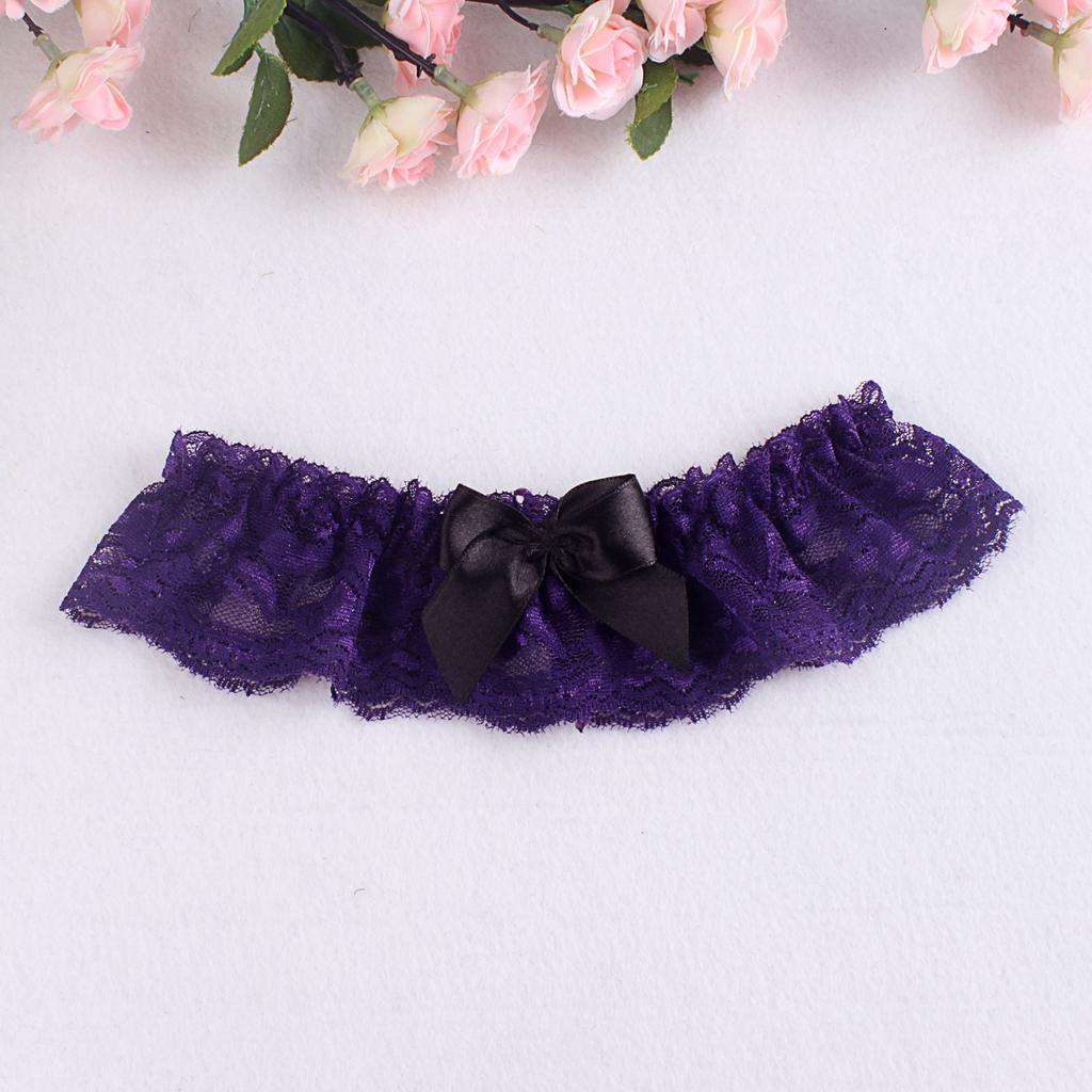 Sexy Thigh Ring Bowknot Lace Elastic Leg Ring Bowknot Leg Loop Wedding Bride Leg Garter Belt Cosplay Party Accessories