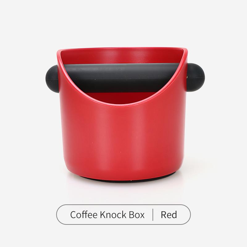 Coffee Knock Box Anti Slip With Removable Bar Grind Dump Bin Anti Slip Shock-absorbent For Barista Espresso Machine Accessories