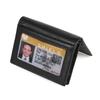 Stylish Simplicity Mens and Womens Leather Coin Purse ID Case Business Card Holder Bag Anti-magnetic RFID Anti-theft Card Small Wallet