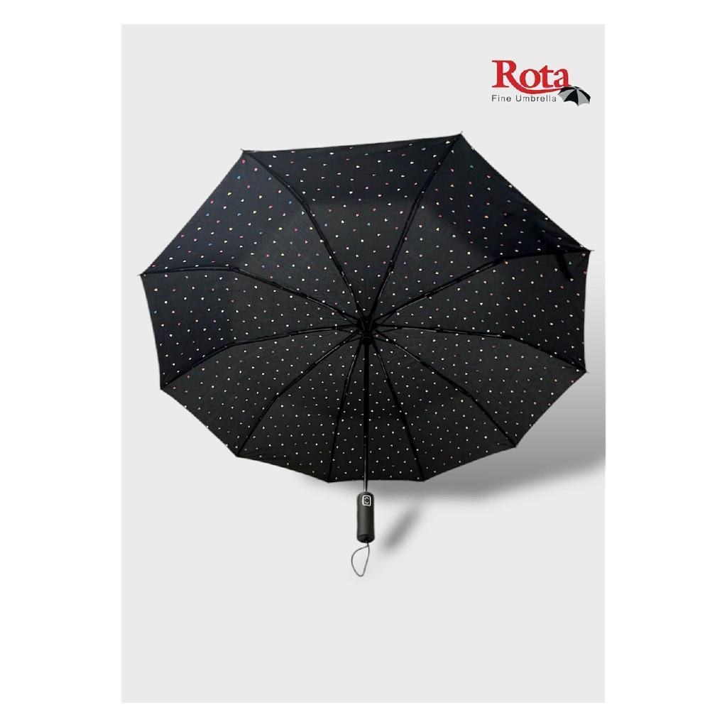 10 Strands Extra Durable Fiber Wire Automatic Opening/closing Umbrella 3060m Plain Black