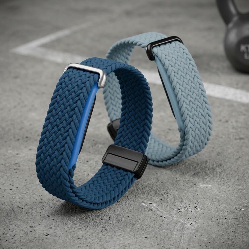 Плетеный нейлоновый ремешок для Google Fitbit Air Bands Фитнес-замена Магнитный браслет для Google Fitbit Air Sport Браслет 3