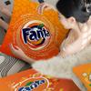 Смешная наволочка с логотипом F-Fanta, декоративная подушка для автомобиля, чехол для подушки на диван, в машину, рождественский подарок 40x40см 45x45см