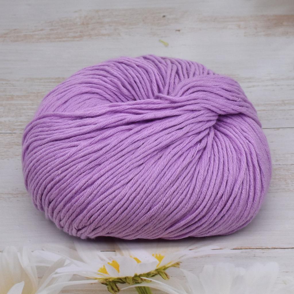 6 упаковок пряжи из гребенного хлопка премиум-класса для вязания крючком и спицами - 100% мягкая пряжа для ручного вязания, 50 г/моток 125 м/моток, гладкая пряжа для рукоделия для домашних проектов своими руками