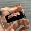 Элегантные неправильной формы медные кольца с цирконами, покрытые золотом, для женщин. Не тускнеющие, водостойкие, антигистаминные. Изысканные роскошные украшения
