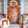 175CM Artificial Maple Leaf Garland Home Garden Indoor Outdoor Hanging Faux Plant