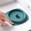 Silicone Floor Drain Cover Durable Anti-odor Press Type Hair Catcher Stopper Strainer Bathroom Accessories