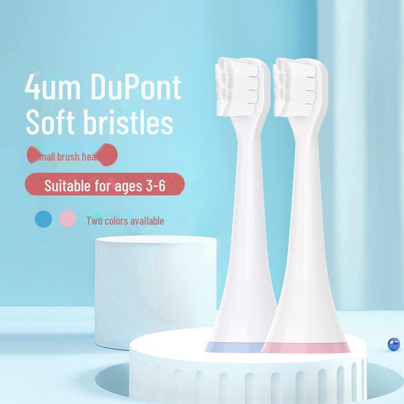 Детская электрическая зубная щетка с мягкой щетиной и голосовыми подсказками для чистки, в индивидуальной упаковке.