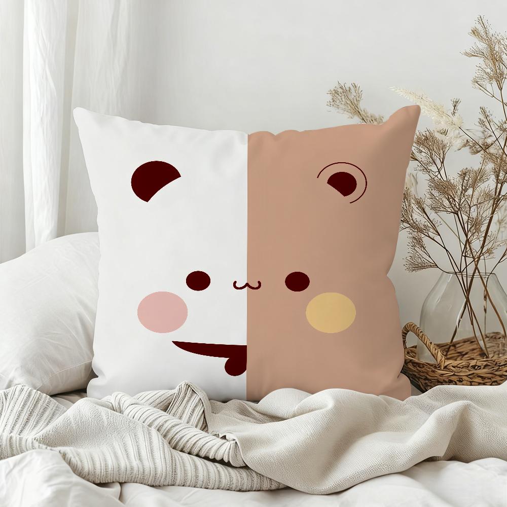 Cartoon Bubu Dudu Lovely Pillow Case Bedroom Sofa Living Room Backrest Decoration Square Cushion Nap Time