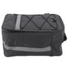 Rear Bike Rack Bag 15L Waterproof Bicycle Electric Bike Saddle Bag Cycling Trunk Carrier for
