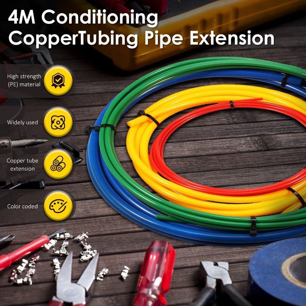 Flexible AC Pipe Bender Kit Anti-Kink Copper Tube Bender Bending Strip HVAC Installation