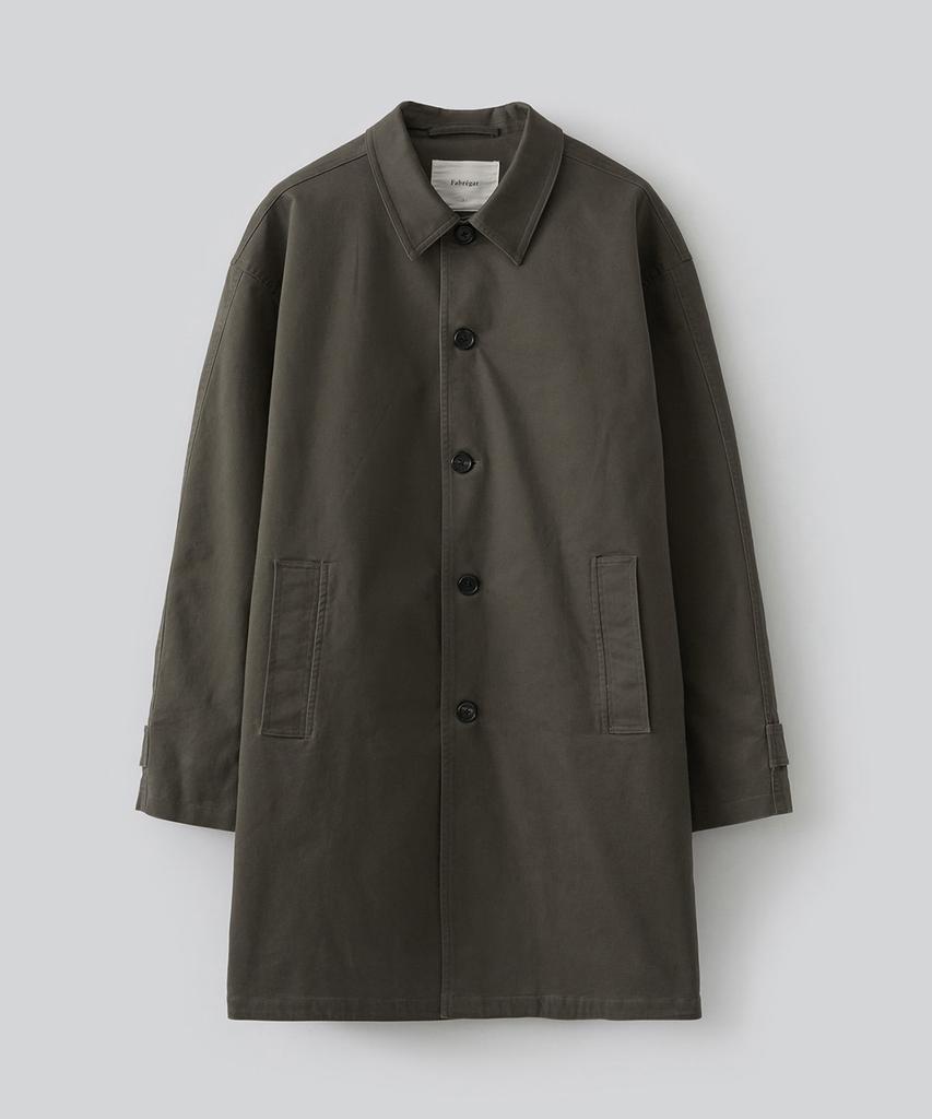 FABREGAT Dust Washed Car Coat (Khaki Brown)