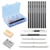 Sketch Set of 18 Pieces - Drawing and Shading Pencil Set for Artists, Perfect Sketching Kit of Charcol Pencil and Shading Art with Carry Box