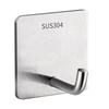 2/10pcs Rustproof Adhesive Hook Waterproof Wall Hook New Stainless Steel Hook  Household Use
