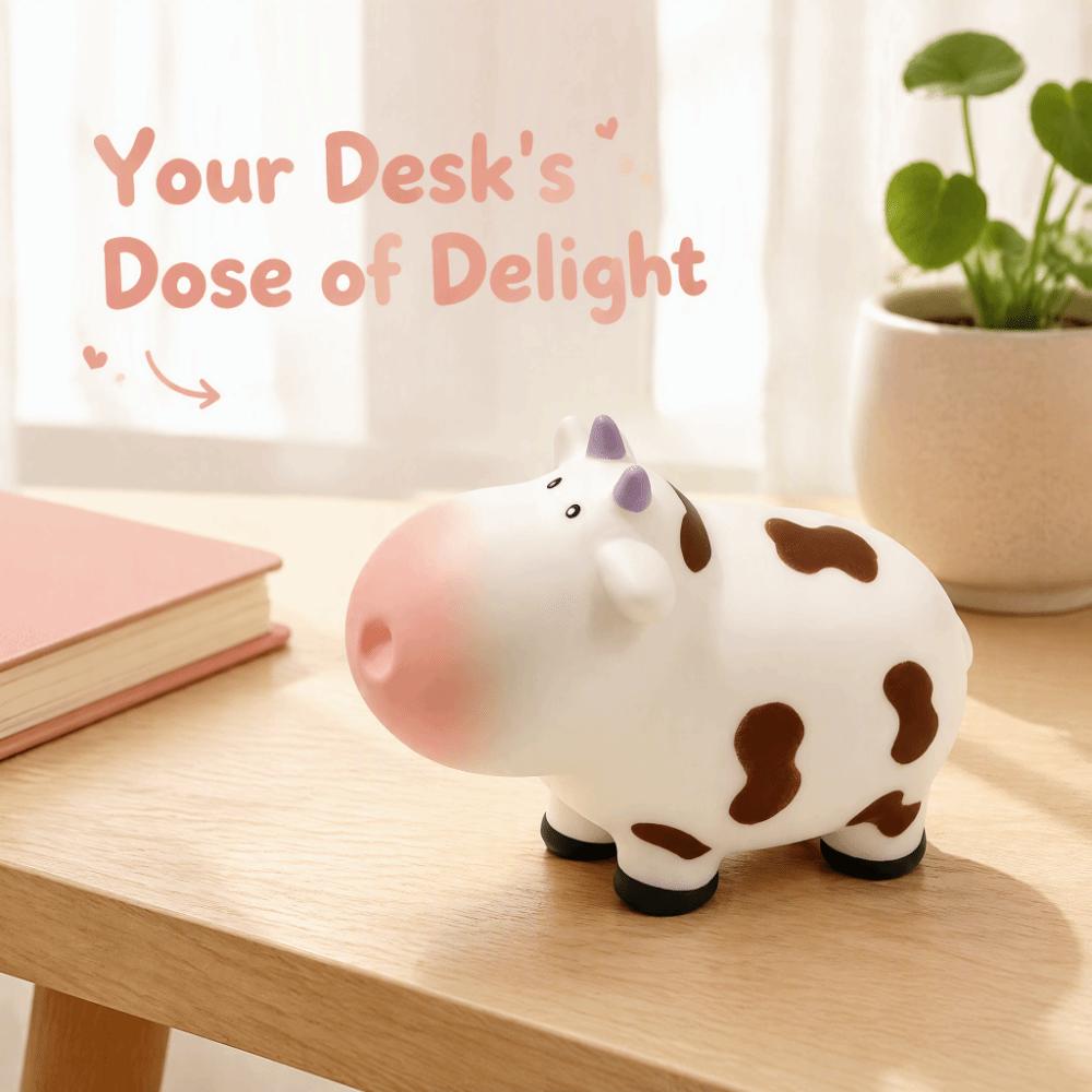 Super Soft COW Squeeze Toys Elastic Slow Rising Squeeze Toy COW Slow Rebound Toy Table Ornaments
