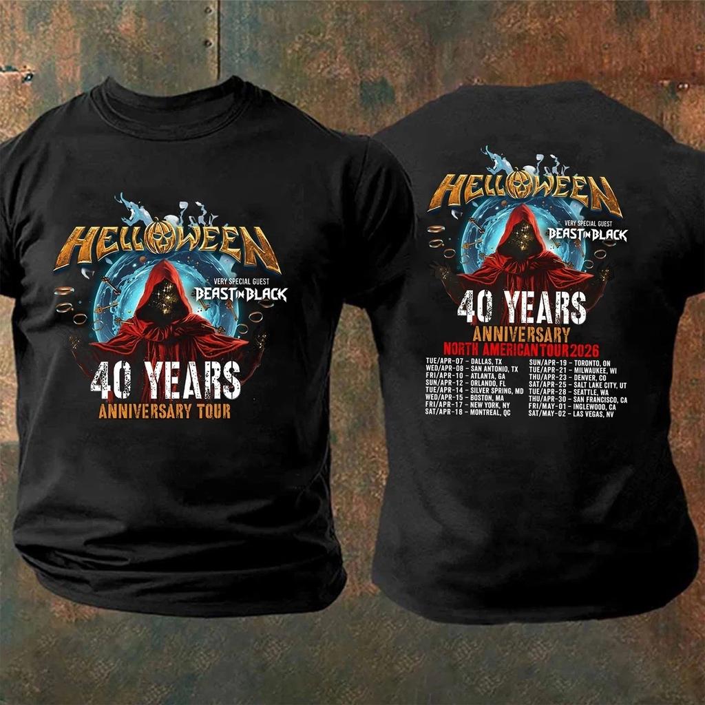 Helloween 40-летний юбилей Североамериканский тур 2026 Расписание Даты Футболка