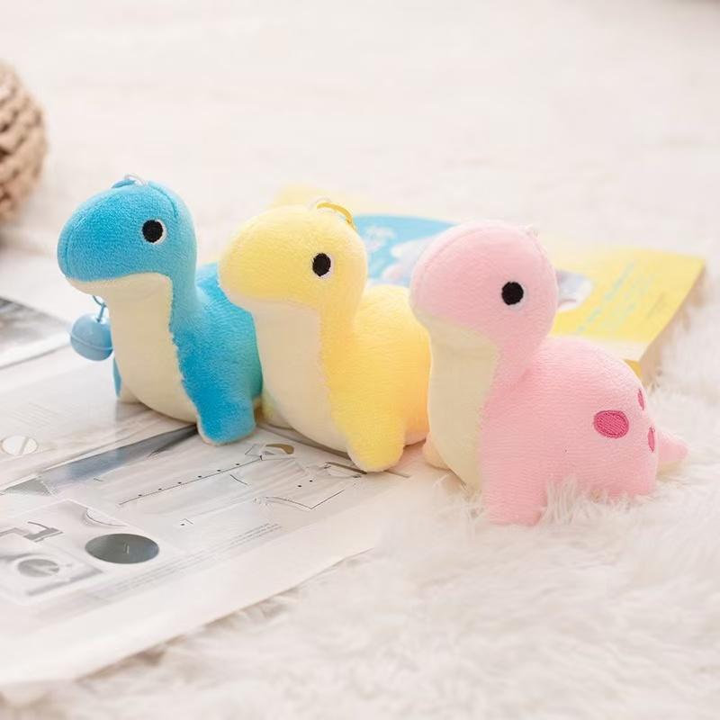 10/20cm Simulation New Dinosaur Doll Backpack Pendant Filled Plush Toy Cartoon Anime Gift for Girlfriend Cute and Fun Doll