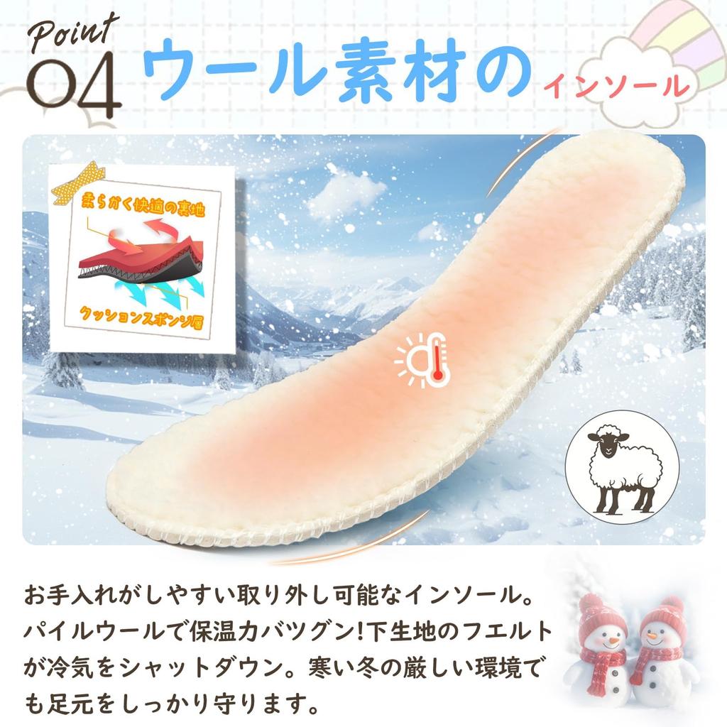 SOARHOPE Snow Boots for and Winter Snow Boots with Fleece Lining and Boa Ideal for Hokkaido Kids, Boys, Girls, Women, Lining, Lightweight,