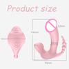 Tongue Licking Female Masturbator Wearable Vibrator Remote Control Clitoris G-Spot Anal Stimulator Massager Sex Toy For Women