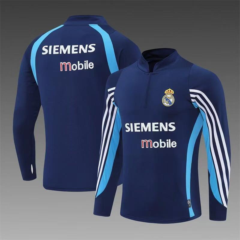 Retro Football Training Jersey Long Short Sleeve Team Sports Shirt Men Women