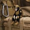 Подарок ветерану на пенсию, 3D-печатный скелет пожарного, Сидящий на полке, Готический пожарный-солдат в мантии, Мужская офисная декоративная фигурка, Коллекционная