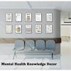 MINI ZOZI Mental Health Laminated Posters 18pcs 10X14 Wall Decor Counseling Counselor Office Therapy Must Haves Social Worker Decorations School