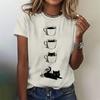 3D Printed Funny Cat T-Shirt For Women Cute Pet Animal Pattern Tees Summer Casual Short Sleeves Oversized T Shirts O-Neck Tops
