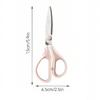 Durable Multi-functional Stainless Steel Scissors Portable for School Office Home Use - Versatile Cutting Tool Stationery