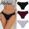 Women Pure Cotton Panties Full Coverage Briefs Soft and Breathable Solid Color Underpants Sexy Mid-Waist Underwear
