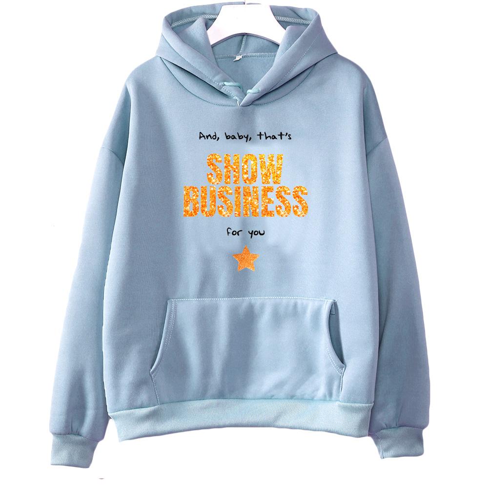 Вдохновленная Тейлор Жизнь Шоугерл Шоу-бизнес Толстовки УНИСЕКС Одежда Хлопок Идеальная Женская Толстовка Повседневные Пуловеры с Длинным Рукавом