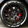 SRT+Blade 3D Резиновые наклейки на шины и колпаки для автомобилей и мотоциклов