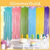 Bright And Cheerful Fluorescent Macaron Rain Curtain Ideal For Kids Birthday Celebrations