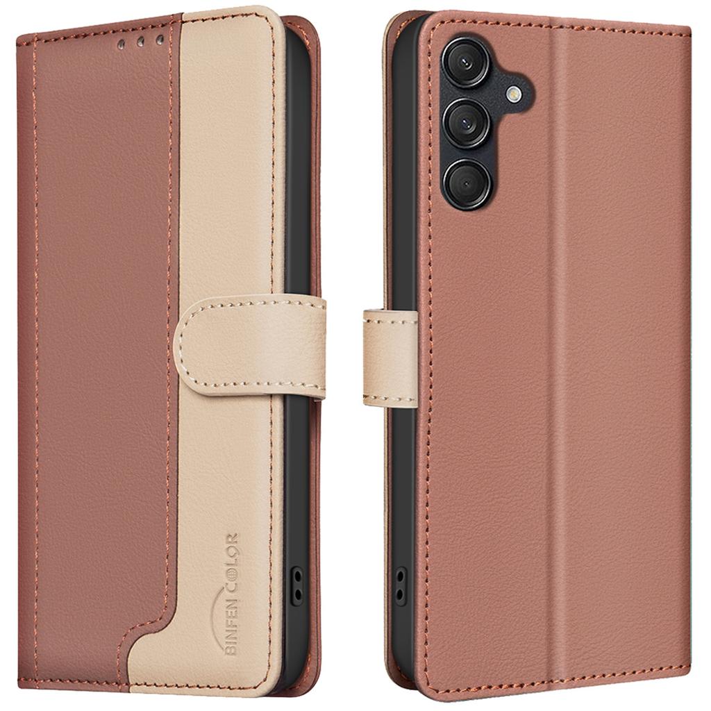 For Samsung Galaxy A14 5G/4G Case PU Leather RFID Blocking Phone Cover