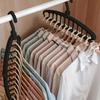 1 Pc Multi-hole Plastic Hangers Household Space Saving Organizer for Bedroom, Closet, Wardrobe, Home, Dorm