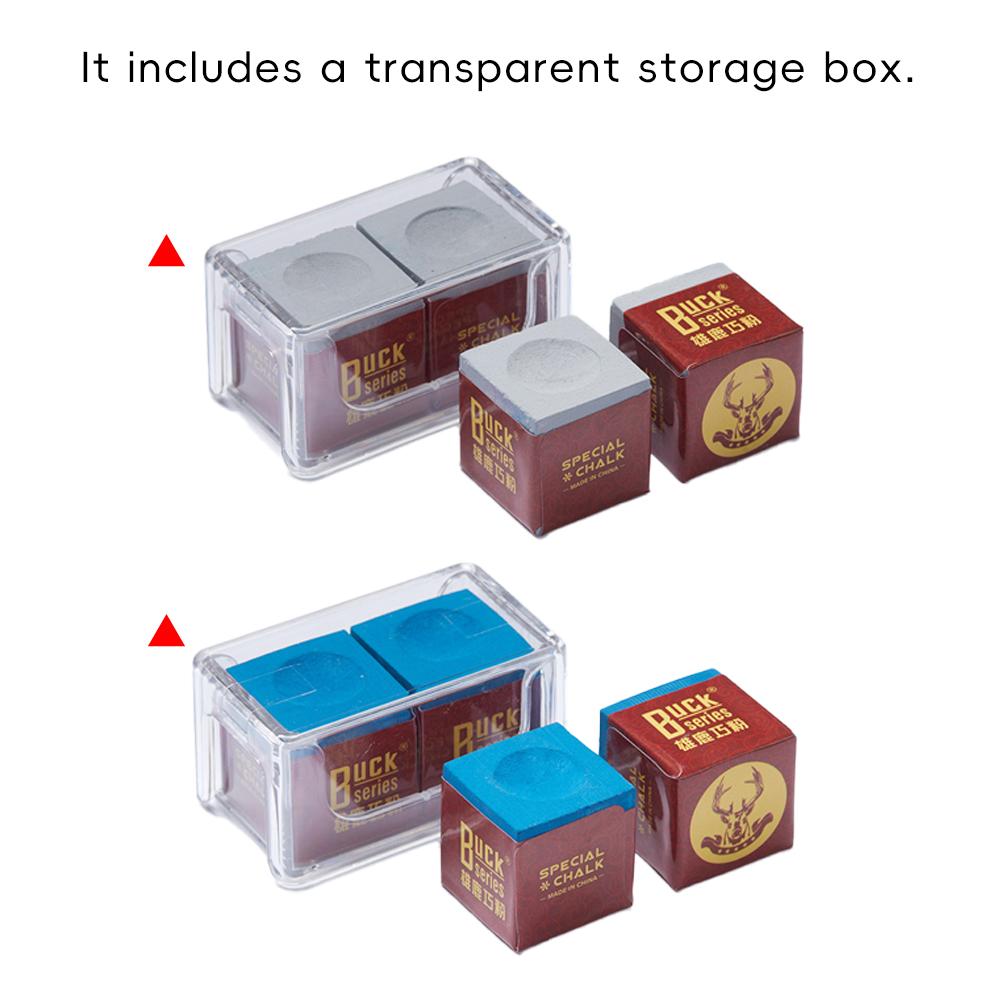 2 ШТ/Коробка Мел для наклеек бильярдного кия Профессиональный Снукер Сухой На масляной основе Порошок для наклеек кия Бильярдные принадлежности