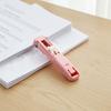 Yousheng Paper Clip Pusher Set, No Hole Punching Clip Dispenser, Lightweight PC Plastic Shell Multiple Colors Office School